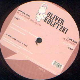 Koletzki, Oliver: Music from the heart, Coverabbildung